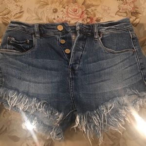 Blank Jean Shorts